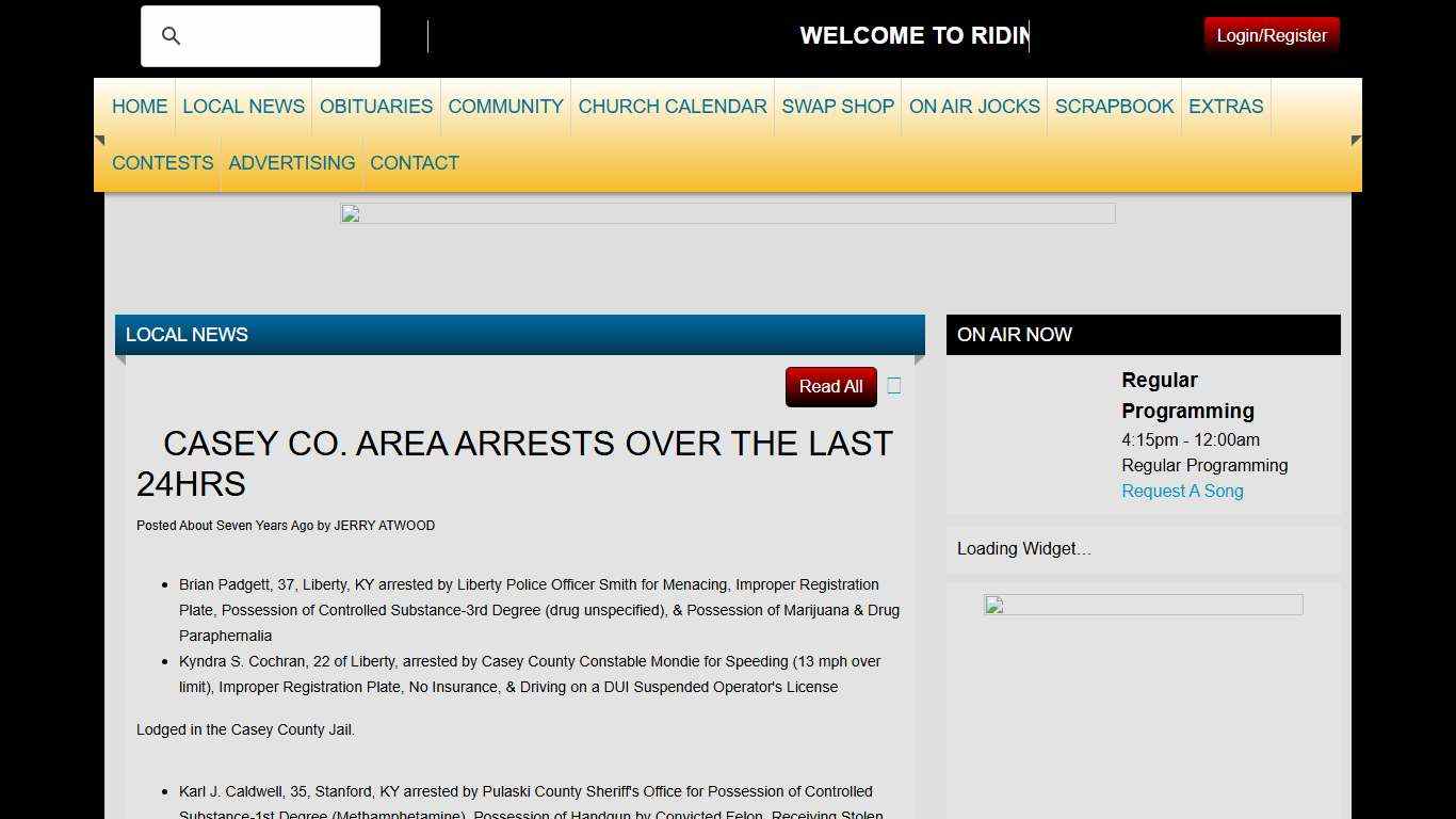 CASEY CO. AREA ARRESTS OVER THE LAST 24HRS